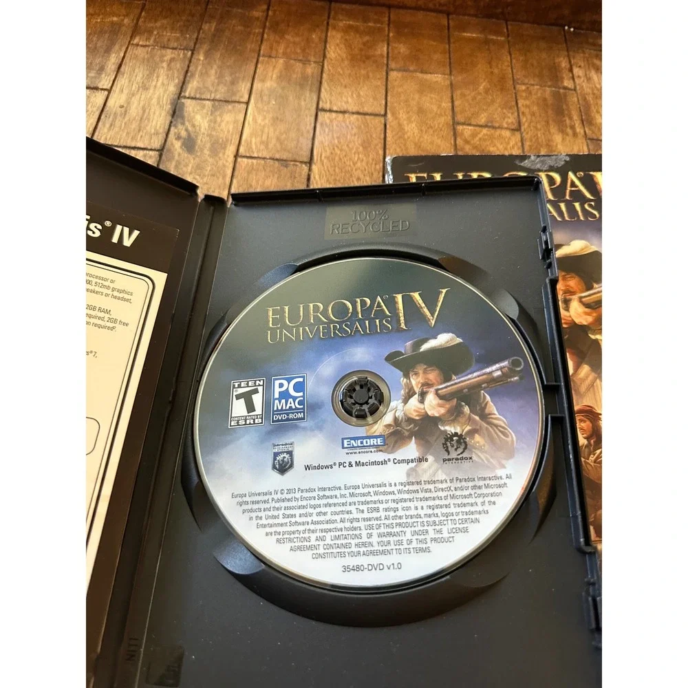 Europa Universalis IV PC Mac DVD-ROM Paradox Interactive Grand Strategy Game